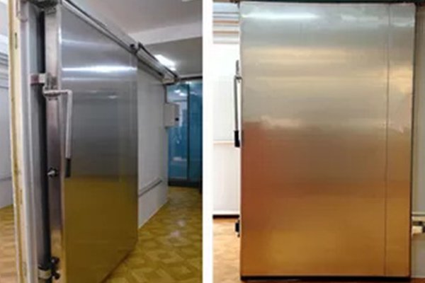 75mm 100mm 120mm 150mm 200mm Cold Storage Doors Silding Design Chemical Resistance Stability